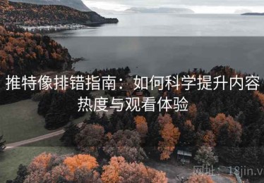推特像排错指南：如何科学提升内容热度与观看体验