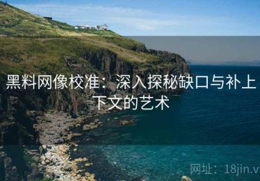 黑料网像校准：深入探秘缺口与补上下文的艺术