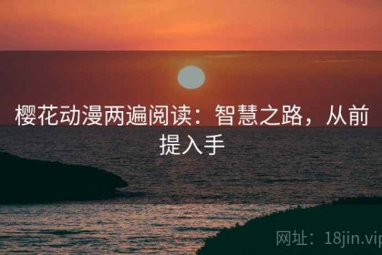 樱花动漫两遍阅读：智慧之路，从前提入手