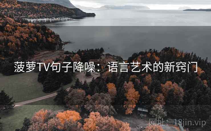 菠萝TV句子降噪：语言艺术的新窍门